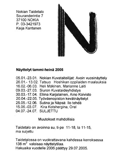 Nokian Taidetalo